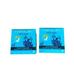 Natracare Ultra Pads with Organic Cotton Cover 2 box UNOPEN